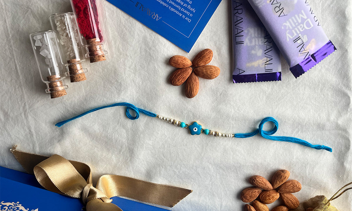 Beautiful Evil Eye Rakhi Designs at Aravalii