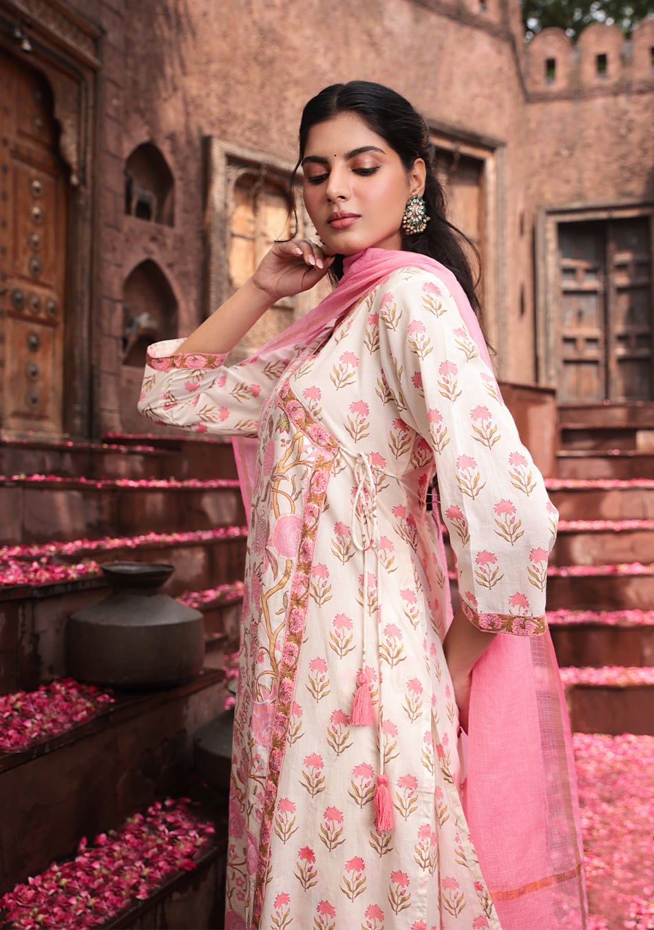 Aravalii Rosé Serenade Suit Set