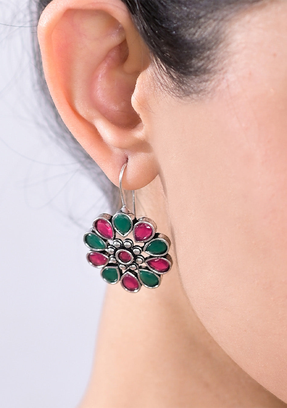 Crimson & Ivy Blossom Pendant Set