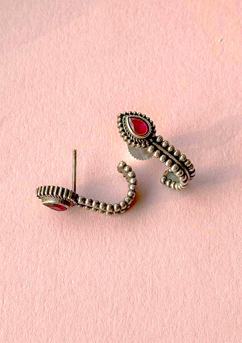 Ruby Hug Studs