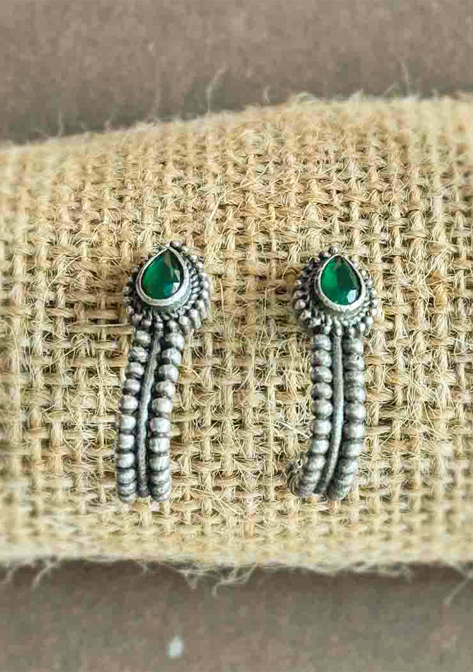 Jade Hug Studs