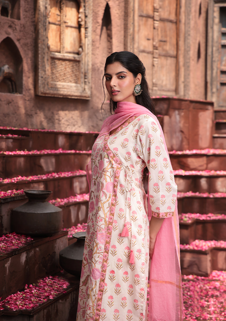 Aravalii Rosé Serenade Suit Set