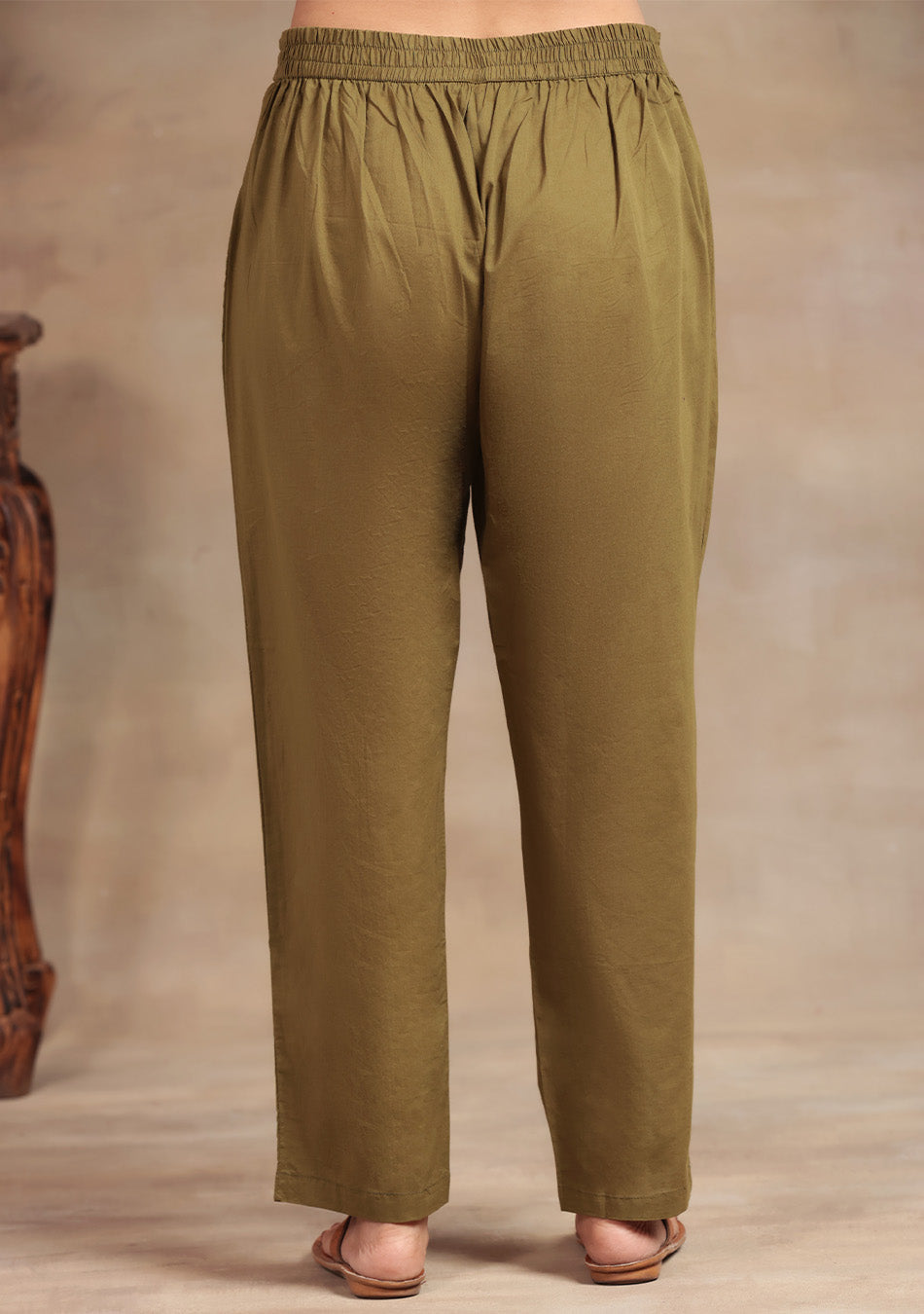 Olive Meadow Cotton Suit Set