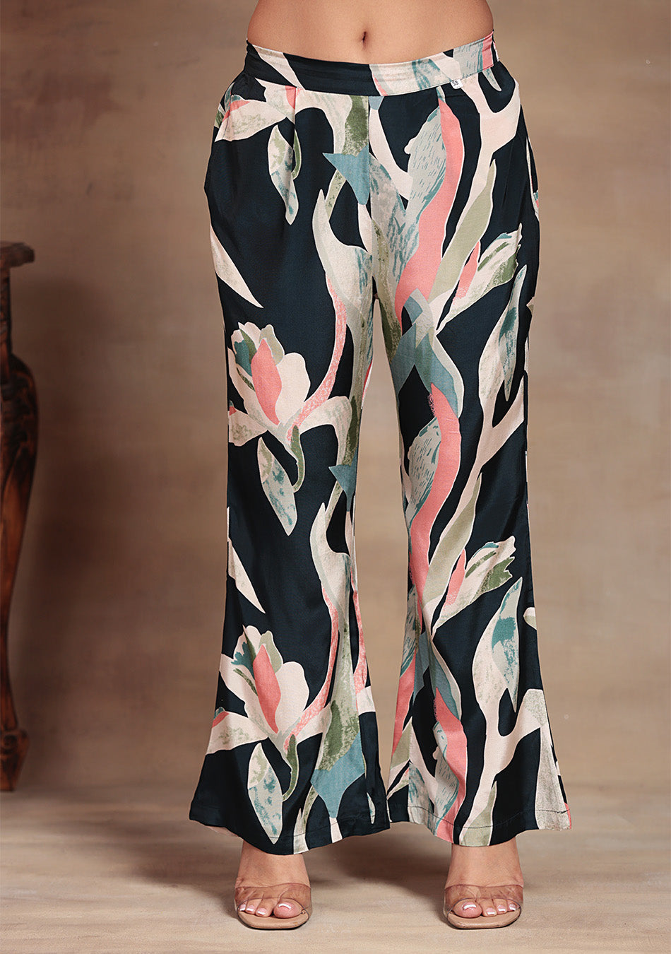 Twilight Leaf Viscose Co-ord Set