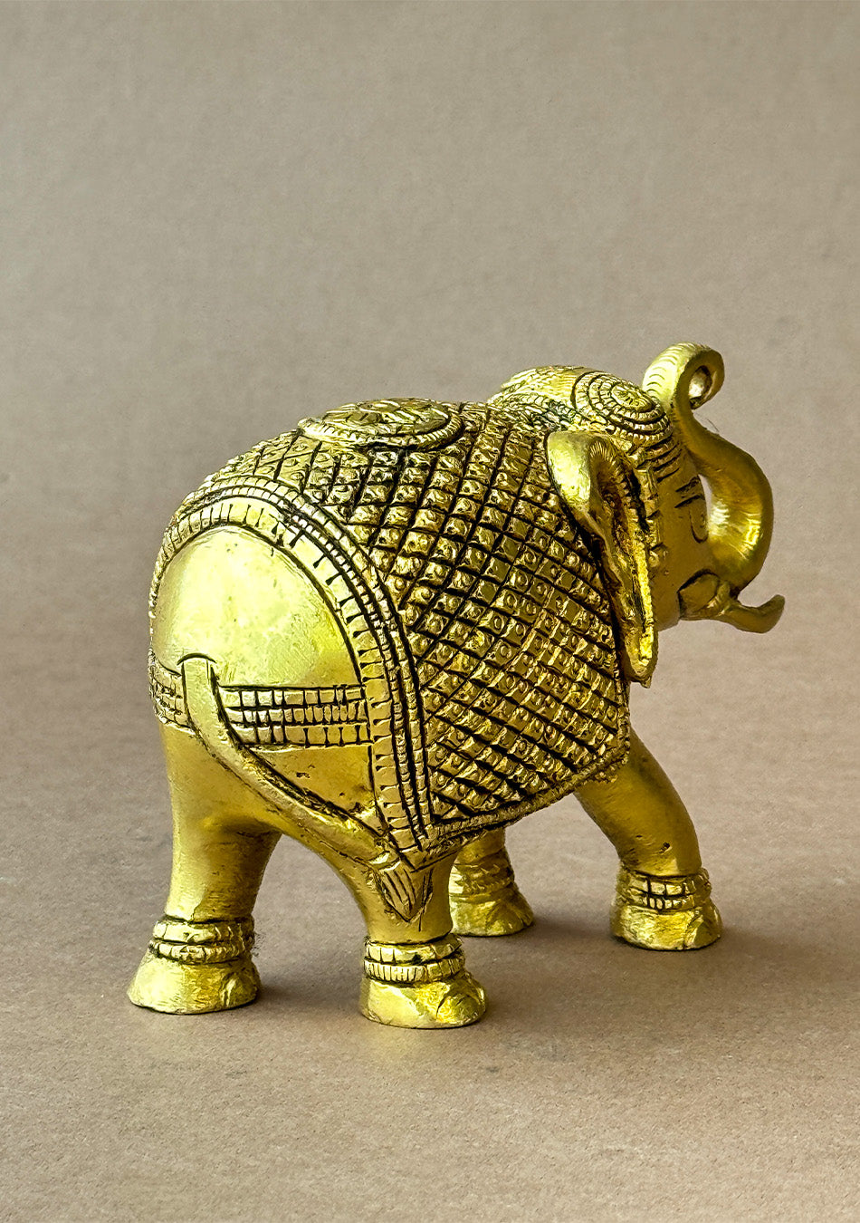 Antique Brass Maharaja Elephant