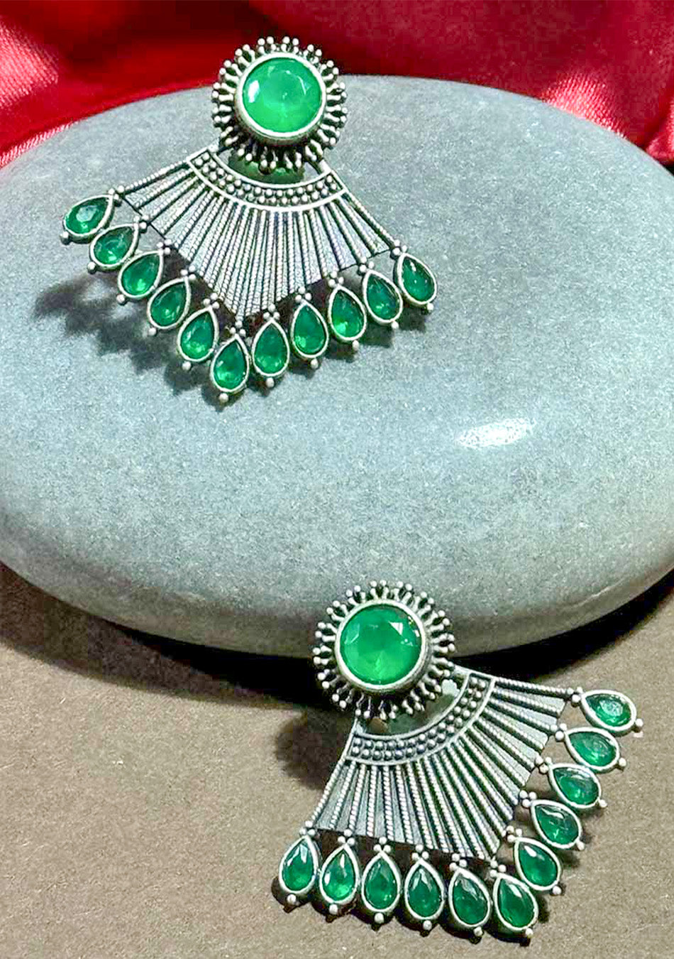 Verde Whispering Wind Studs