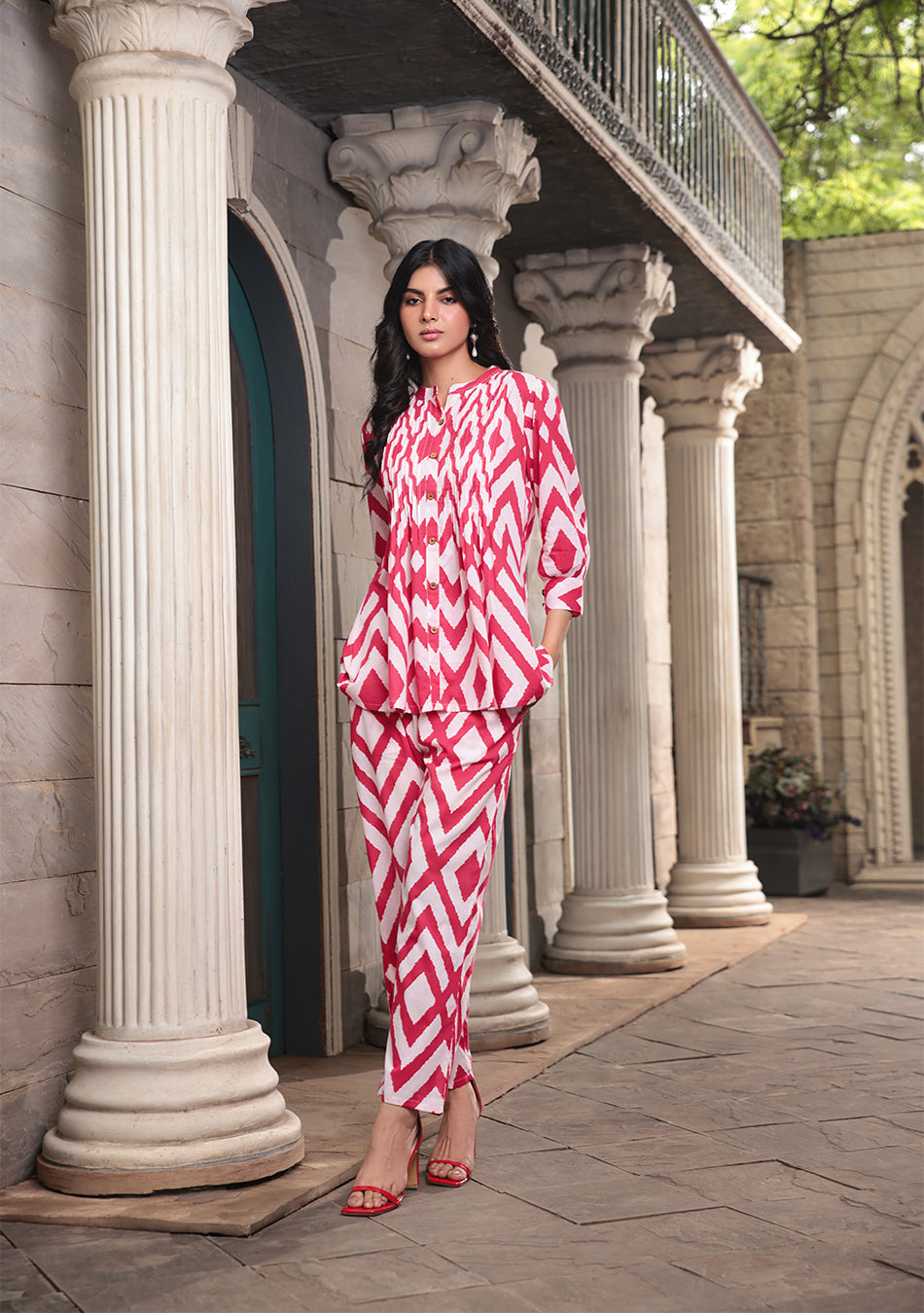 Pink mirage co-ord set