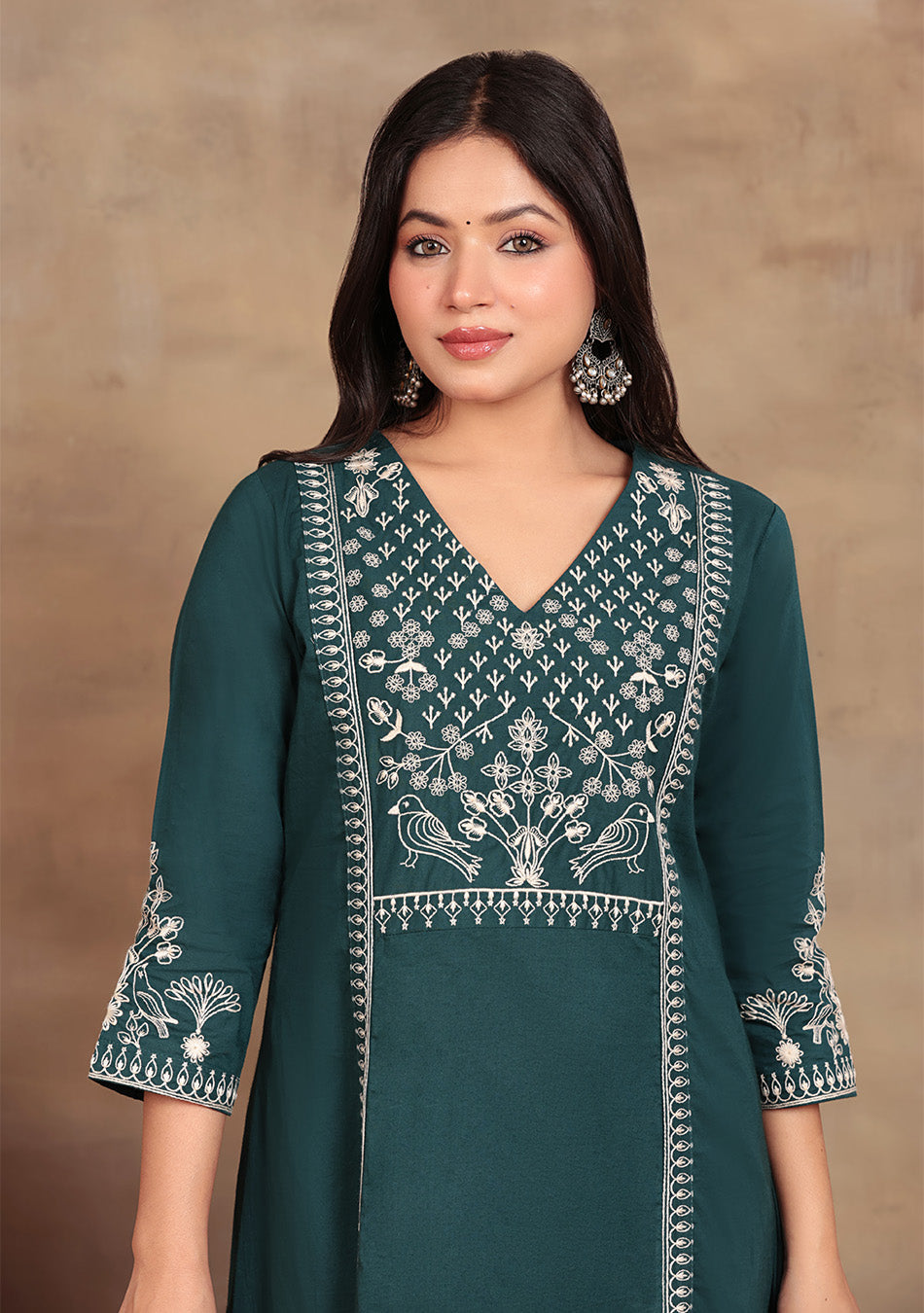 Emerald Noor Embroidery Suit Set