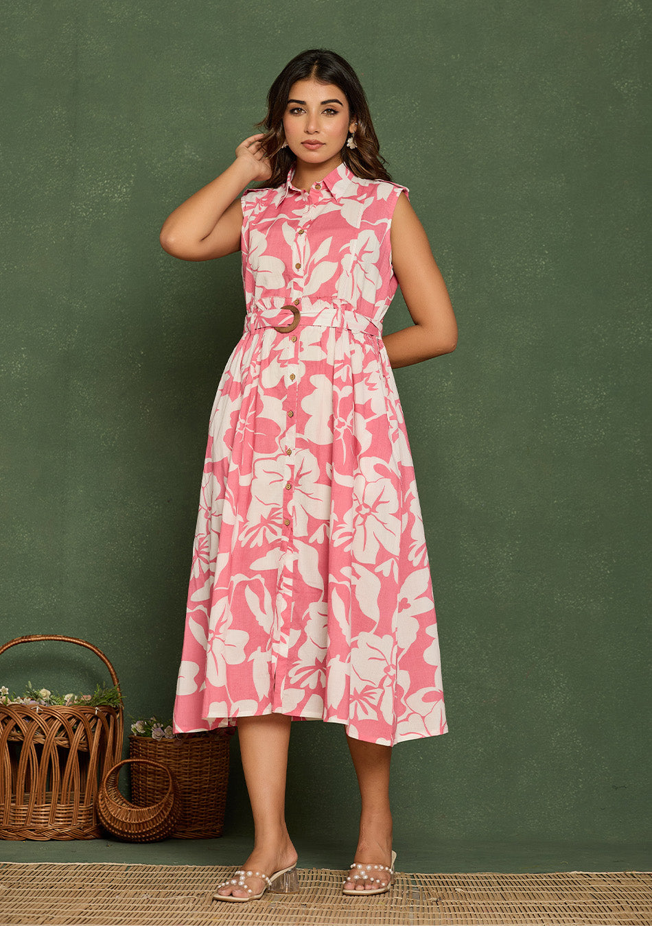 Rose Floral Aura Dress
