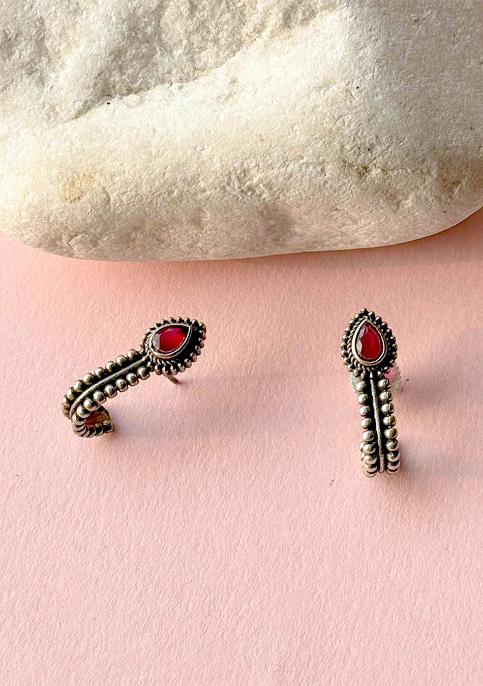 Ruby Hug Studs