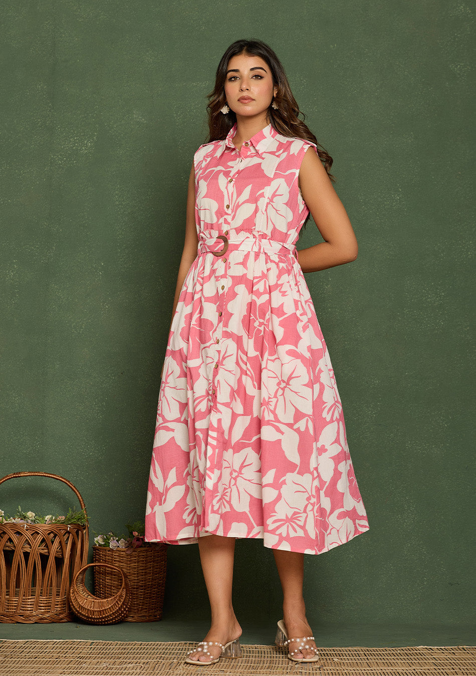 Rose Floral Aura Dress