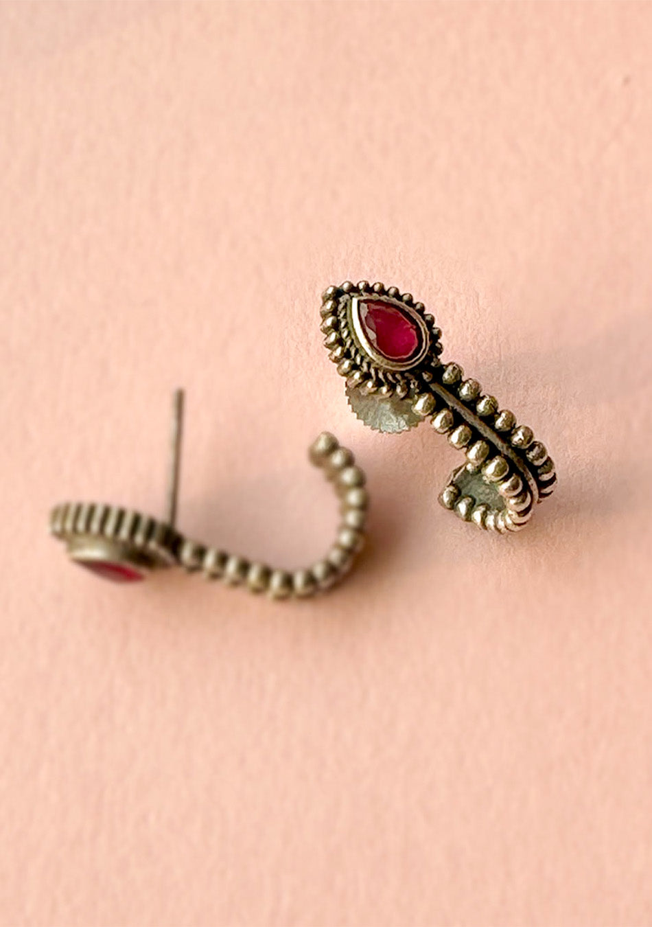 Ruby Hug Studs