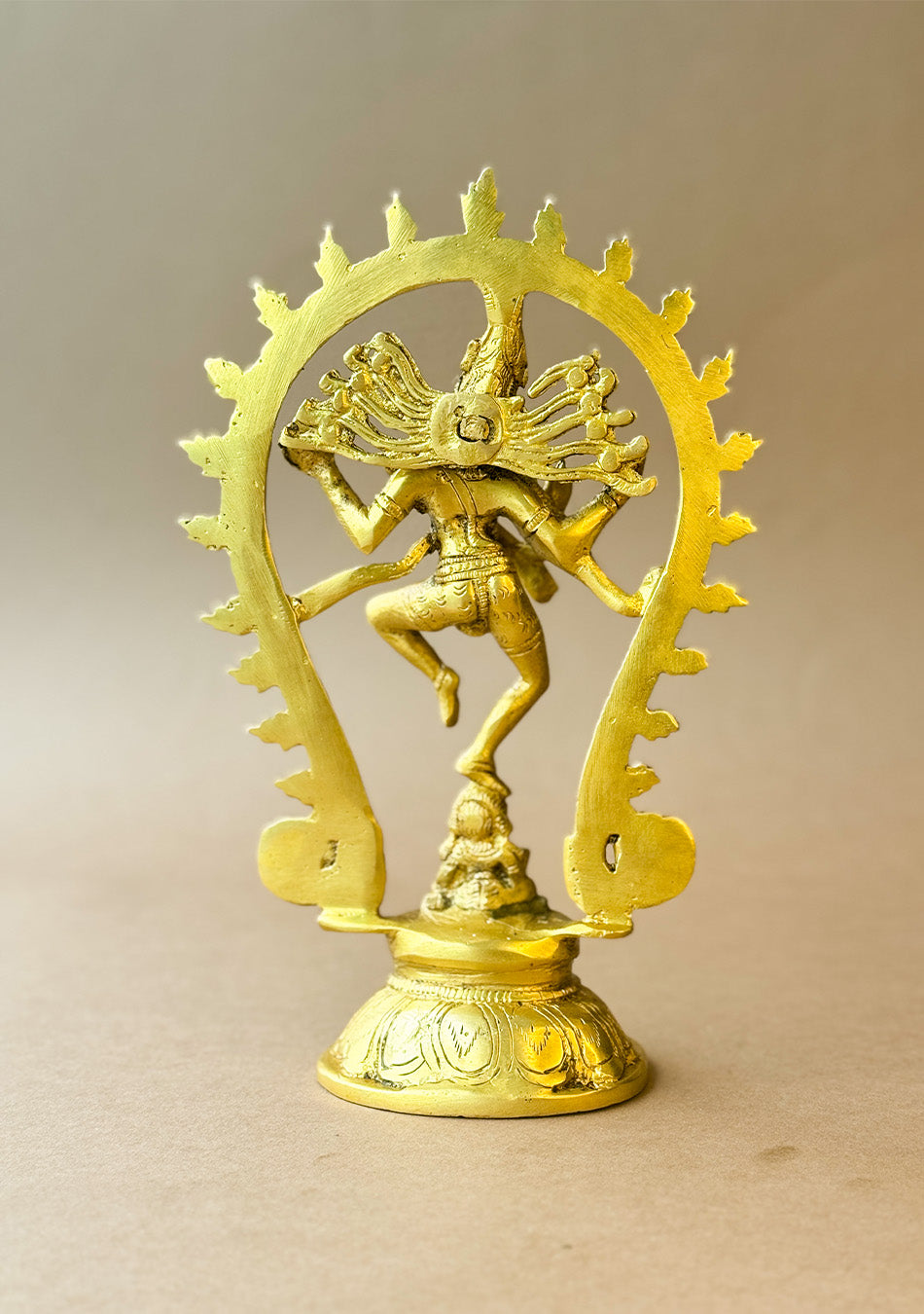 Antique Brass Shiva Nataraj