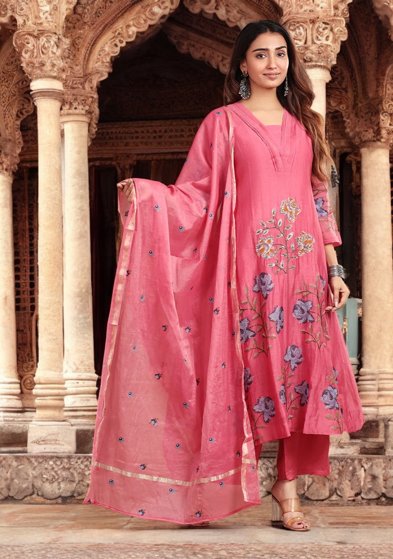 Rosette Charm Suit Set