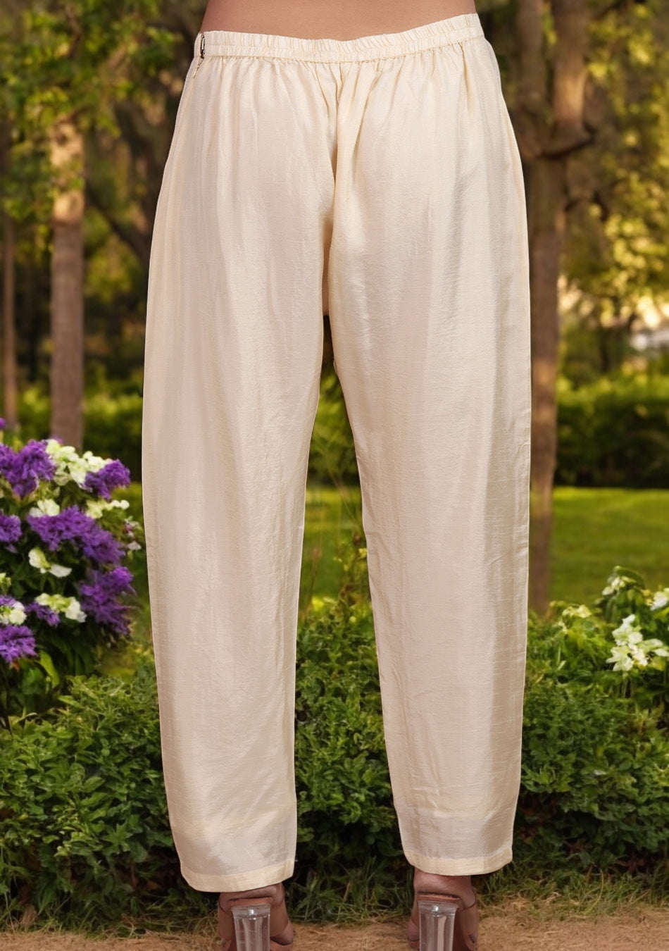 Ivory glow Zardozi Suit Set