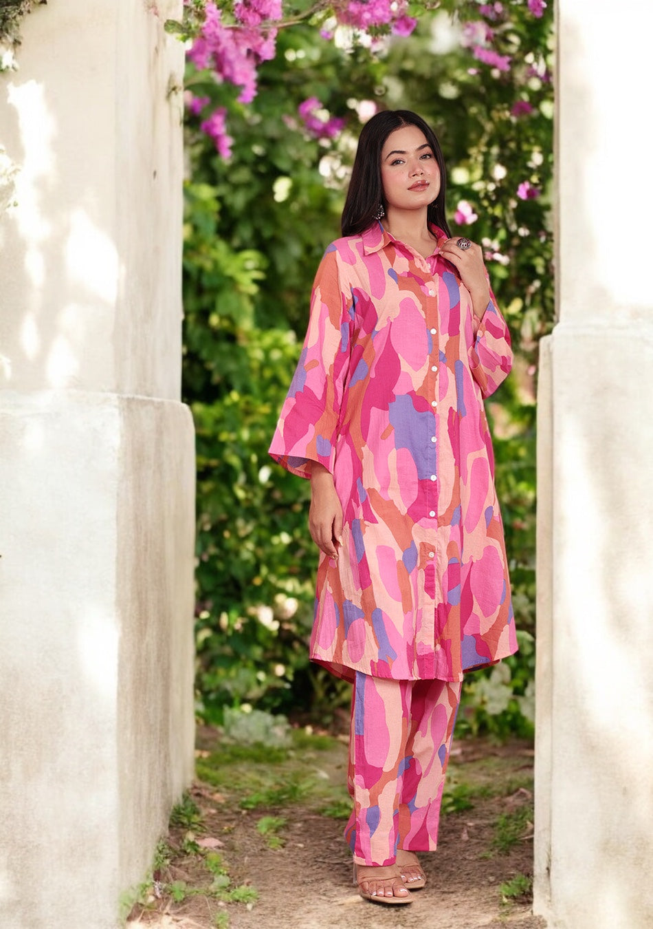 Radiant Brushstroke Co-ord Set