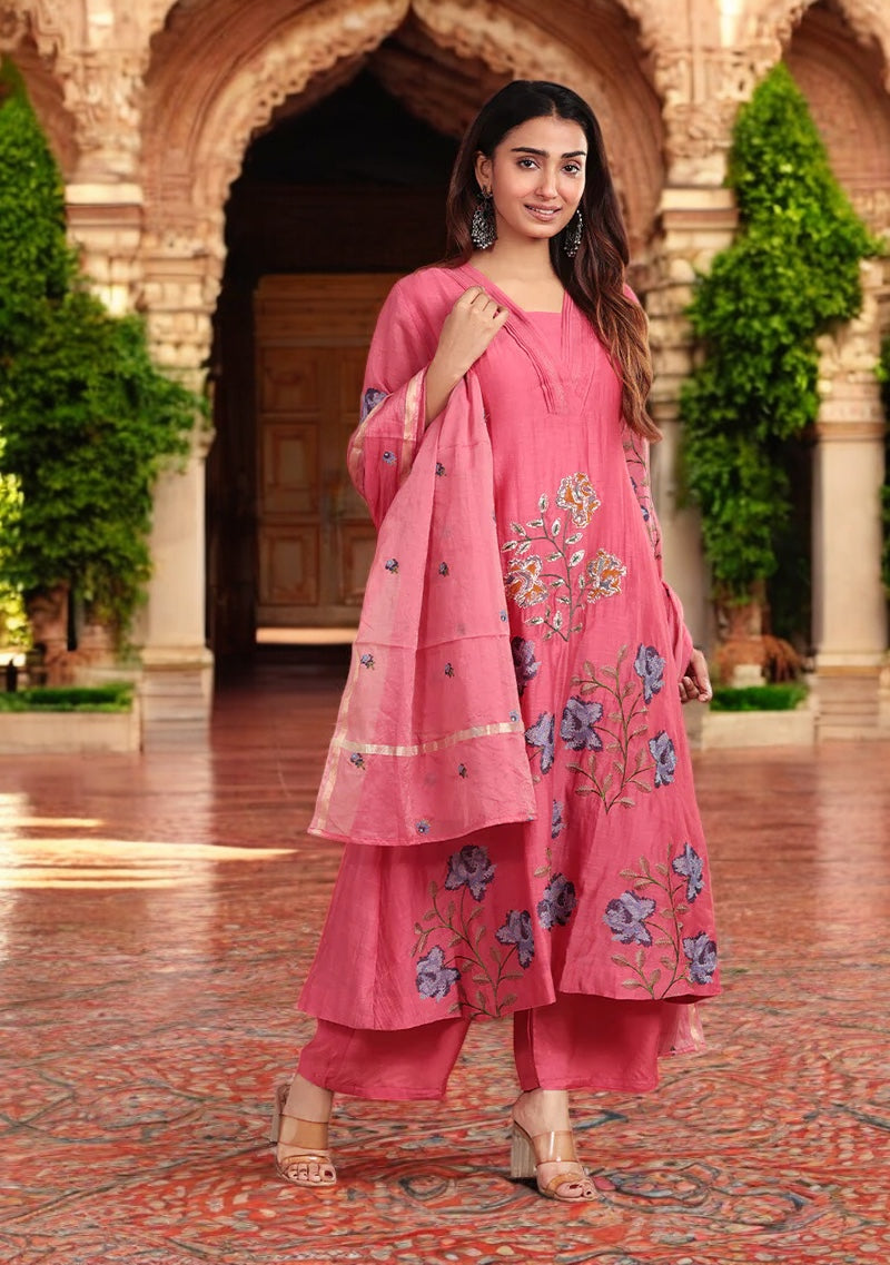 Rosette Charm Suit Set