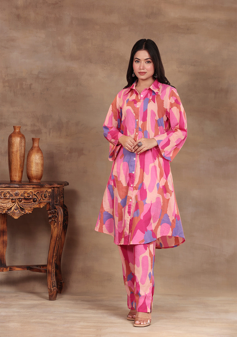Radiant Brushstroke Co-ord Set
