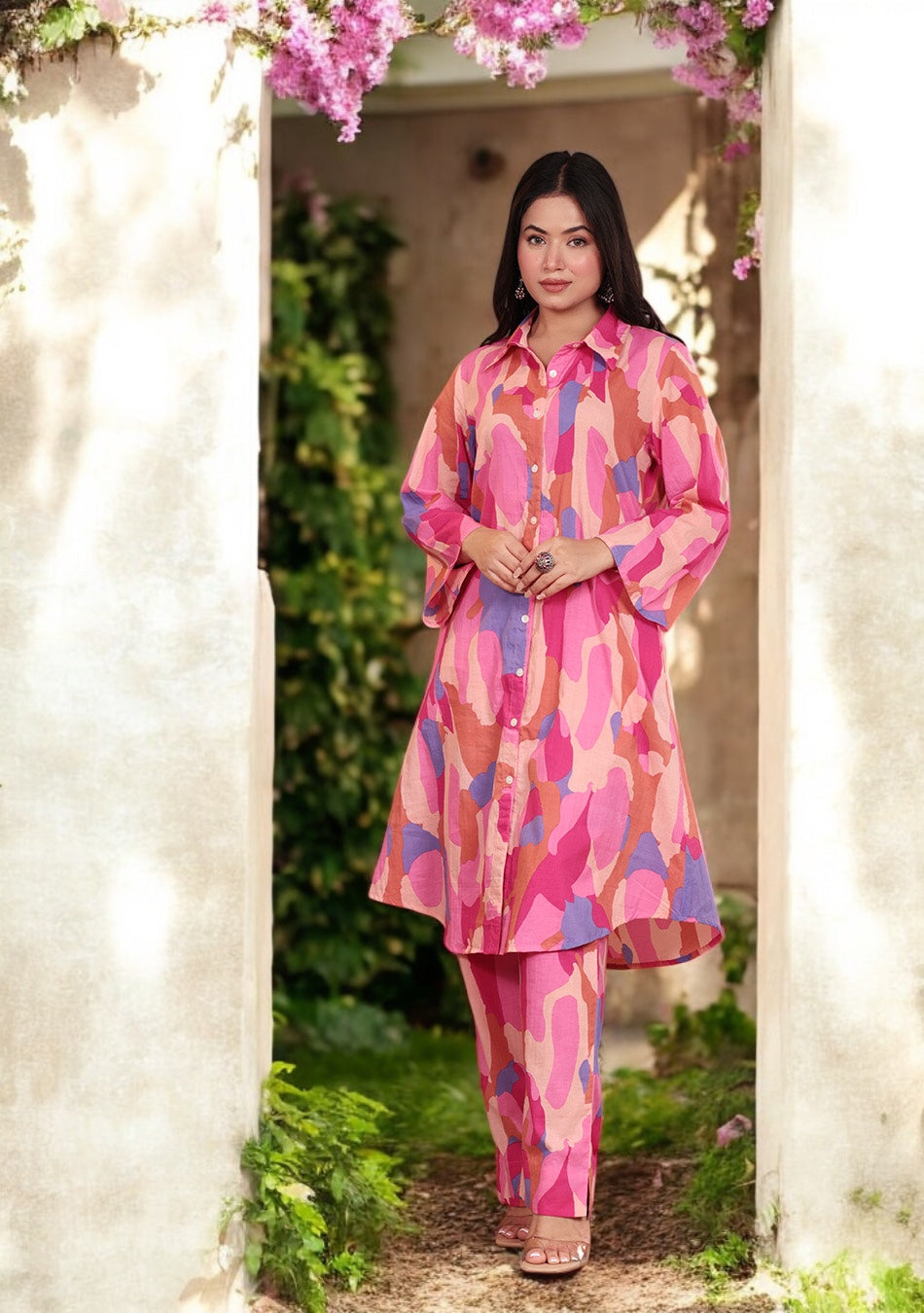 Radiant Brushstroke Co-ord Set