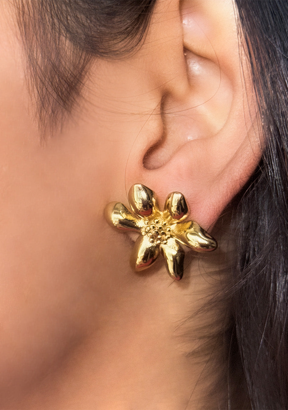 Golden Blossom studs