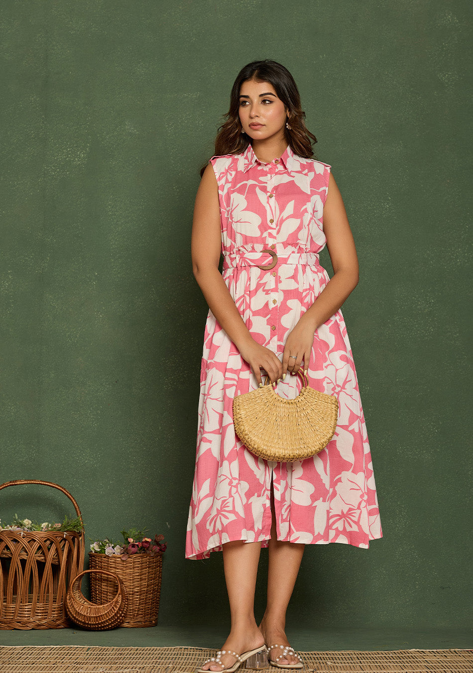 Rose Floral Aura Dress