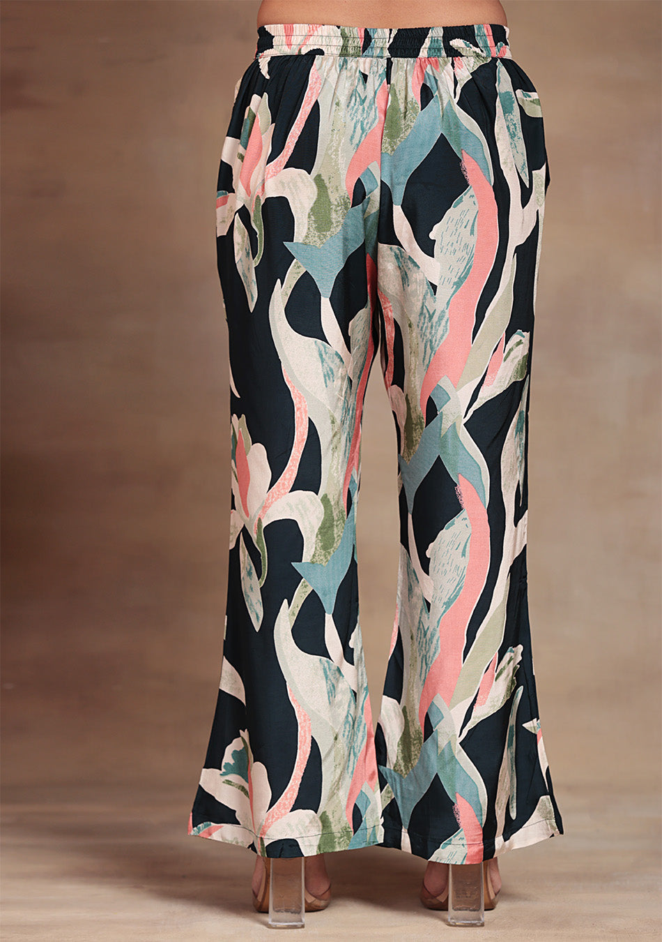 Twilight Leaf Viscose Co-ord Set