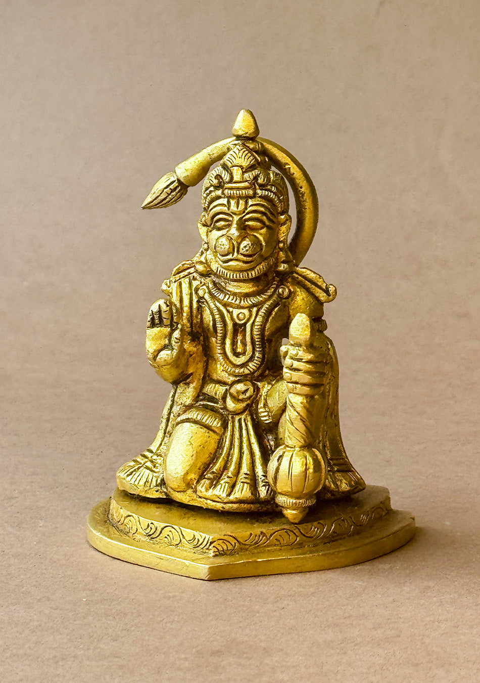Antique Brass Veer Hanuman