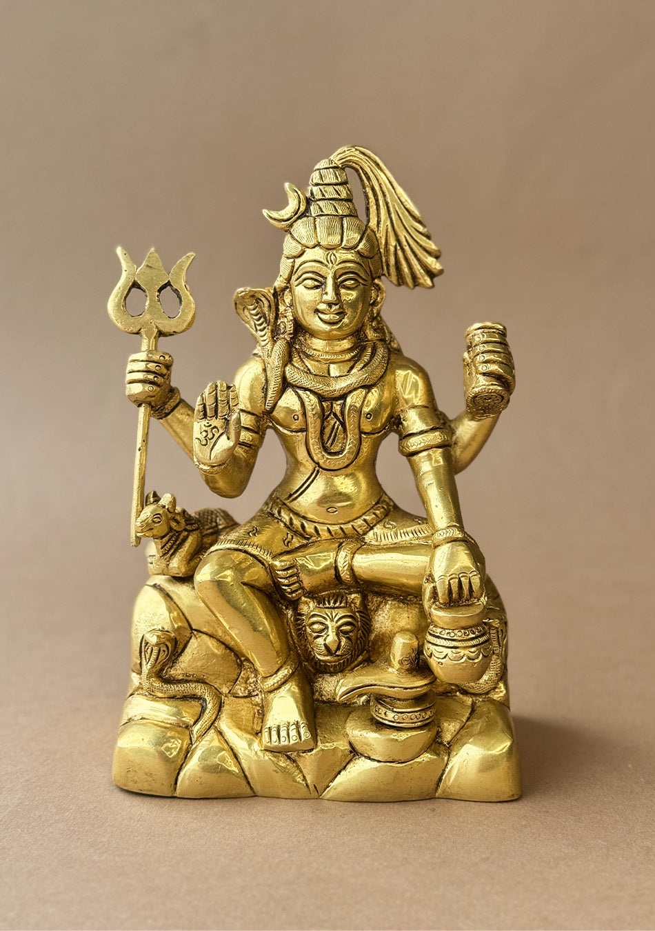 Antique Brass Tapasvi Mahadev
