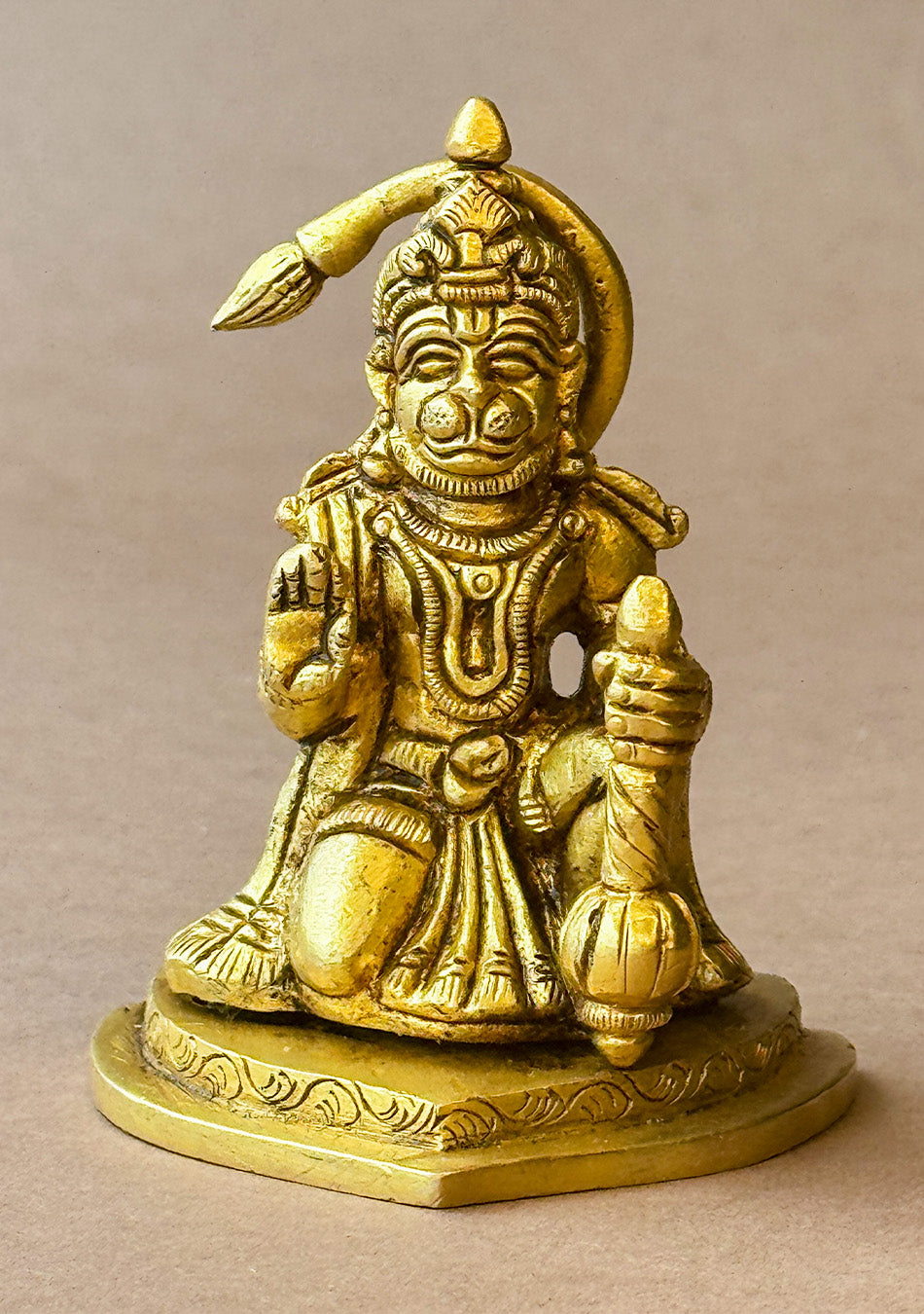 Antique Brass Veer Hanuman