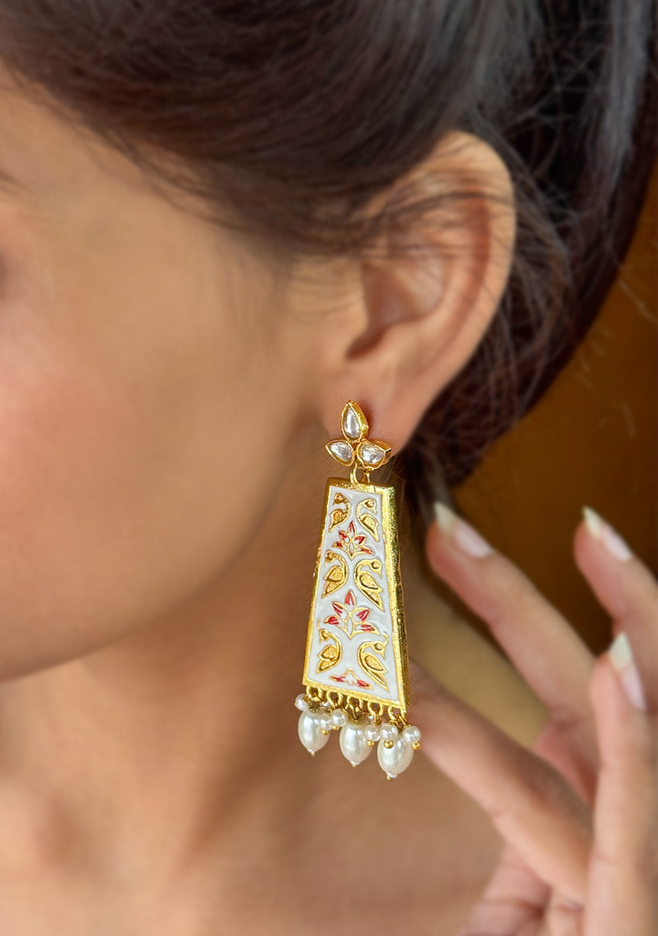 Aabha Meena Earrings