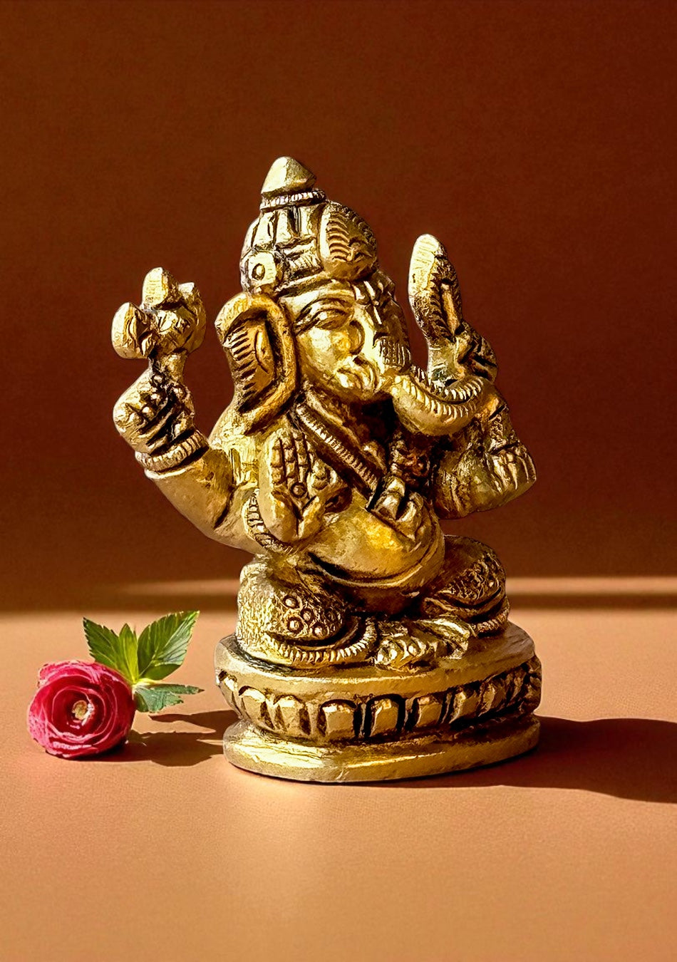 Antique Brass Siddhi Vinayak Idol
