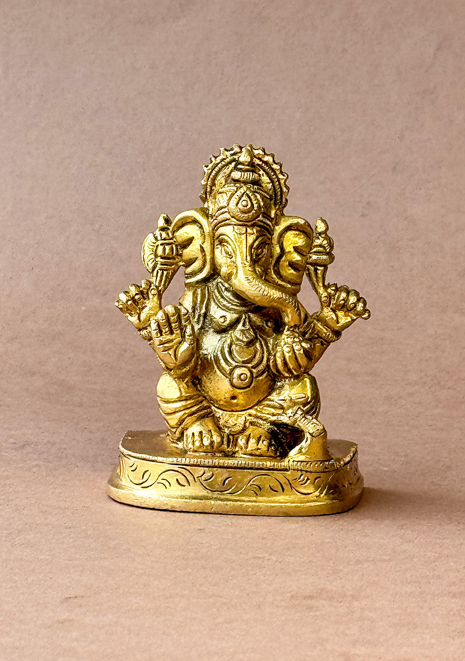 Antique Brass Auspicious Ganesha