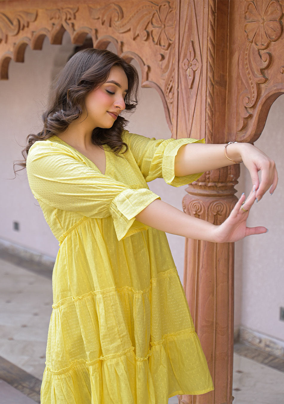 Sun-Drenched Solstice Dress