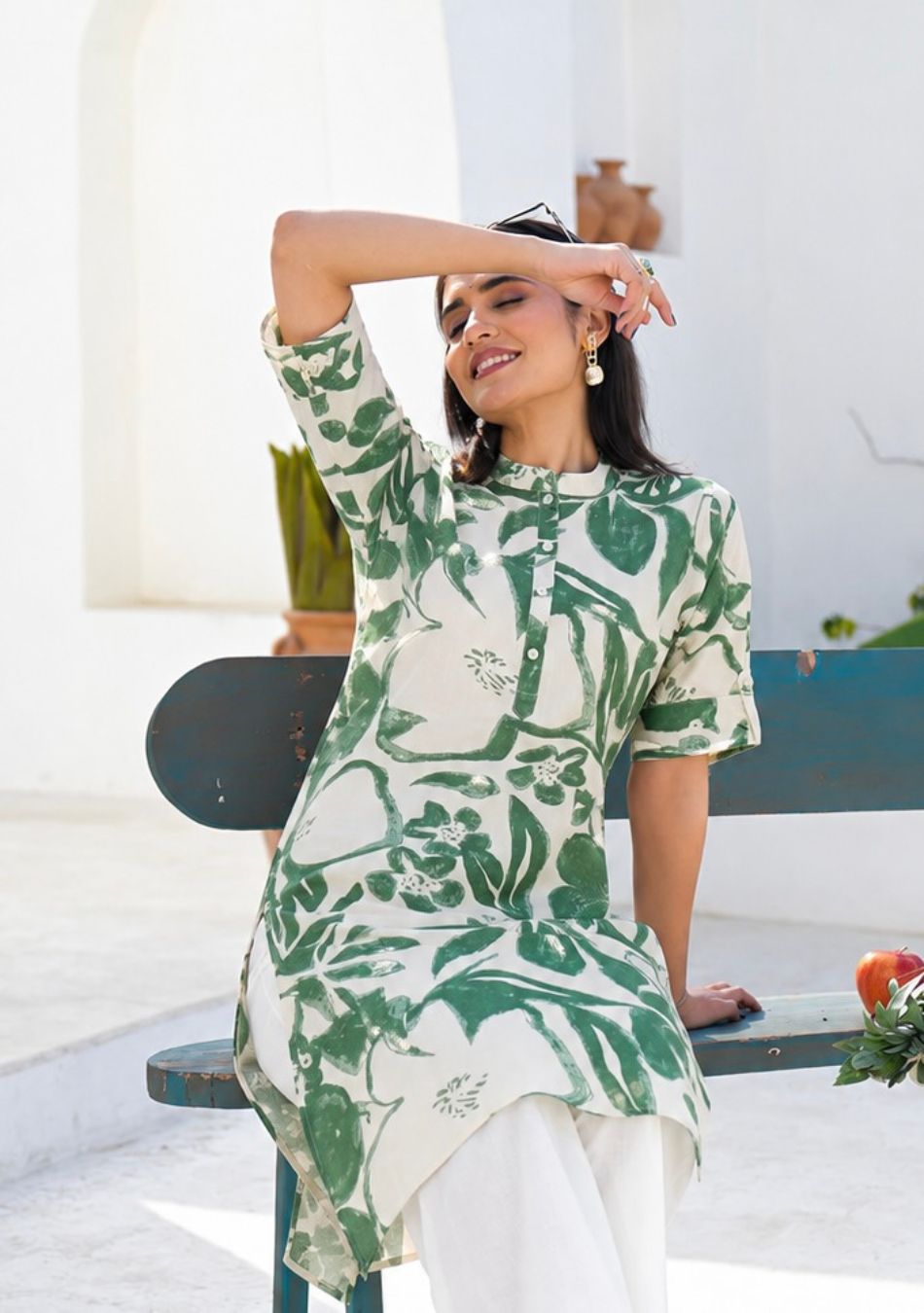 Aravalii Paradise Leaf Kurta