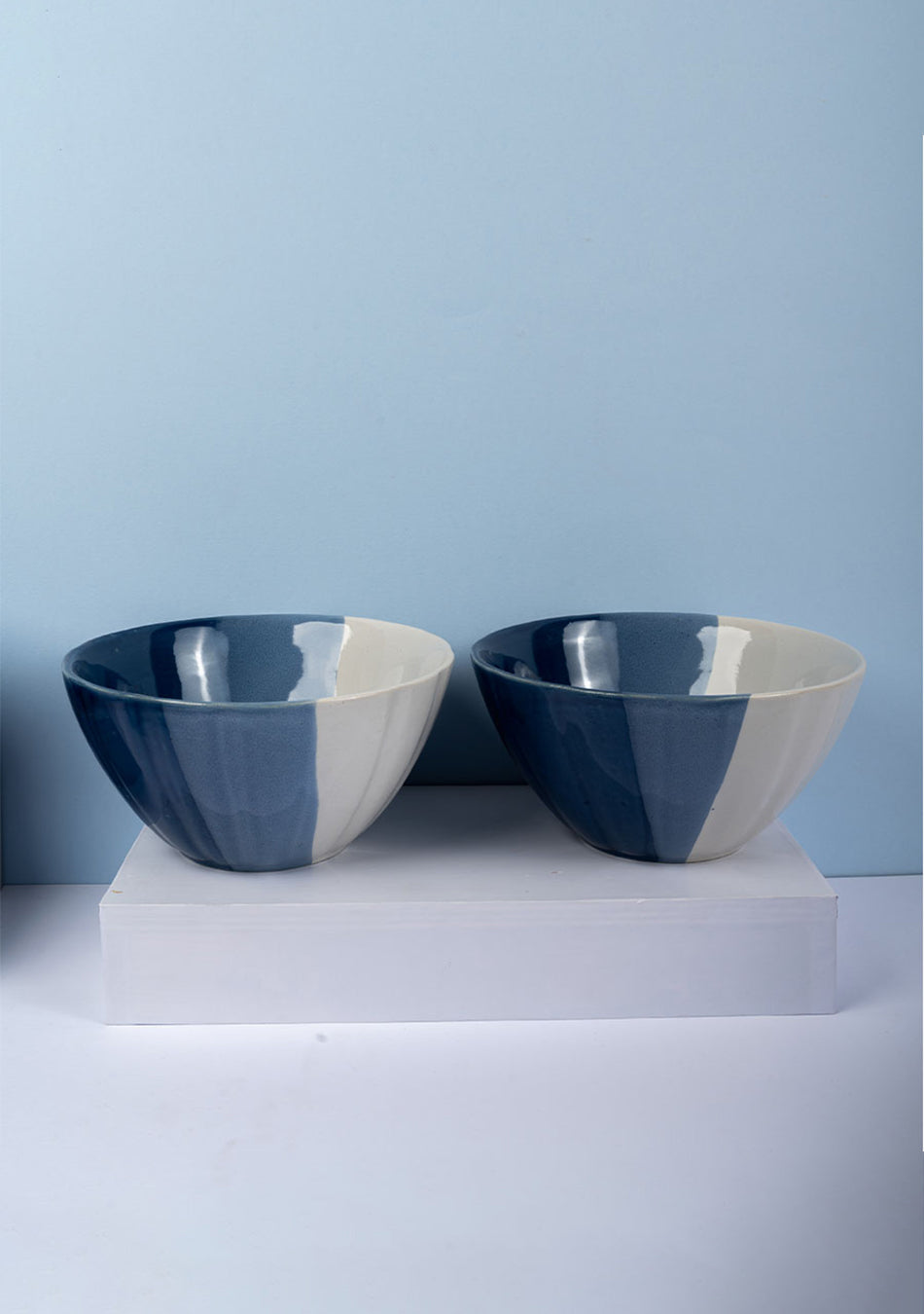 Bluebird Skies Serving Bowls (large)