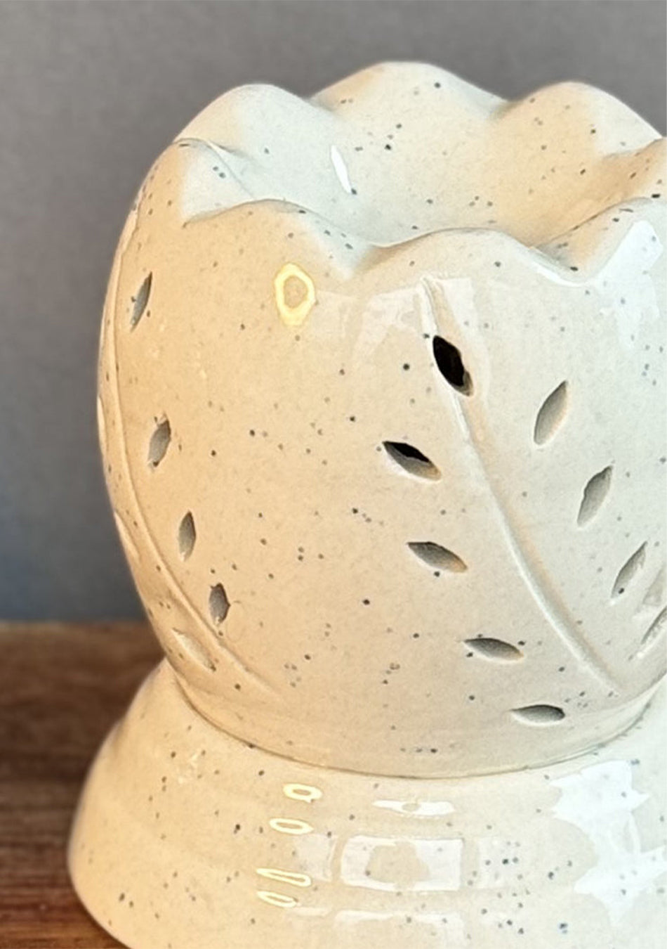 Ivory Leaf Ceramic Diffuser
