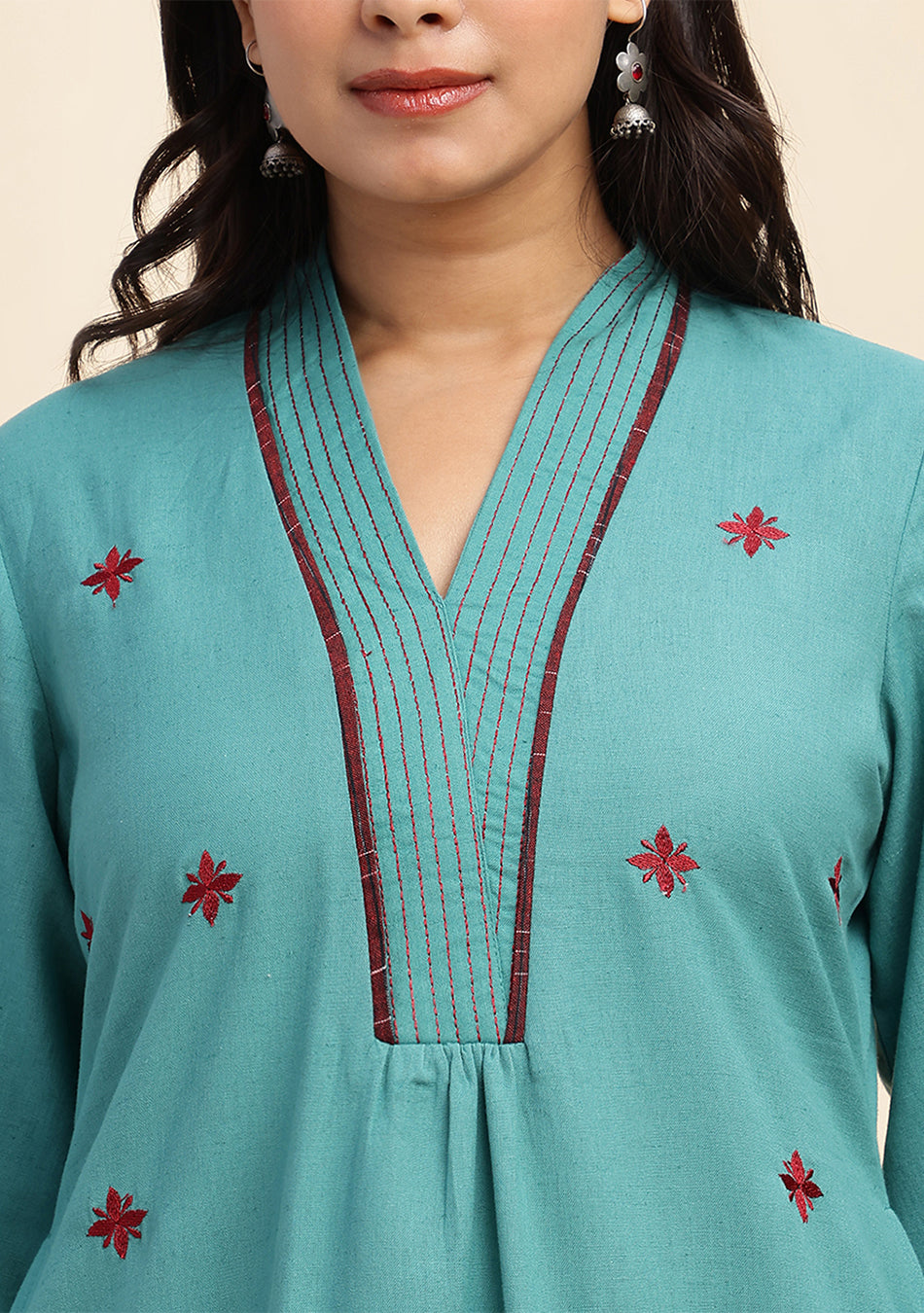 Teal Linea Suit Set