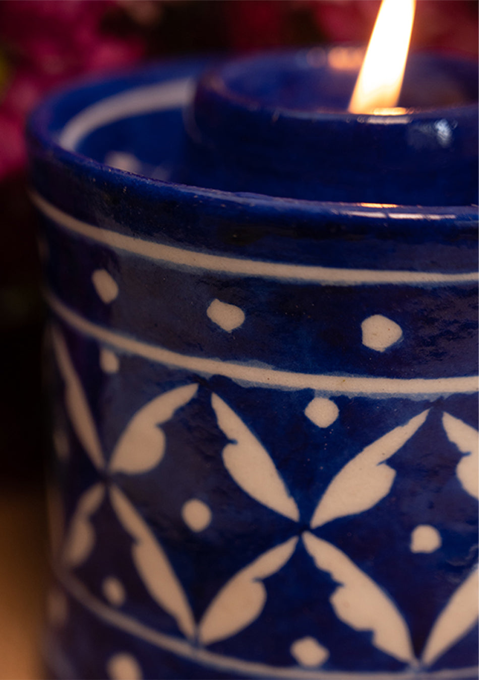 MELLOW BLUE POTTERY DIFFUSER