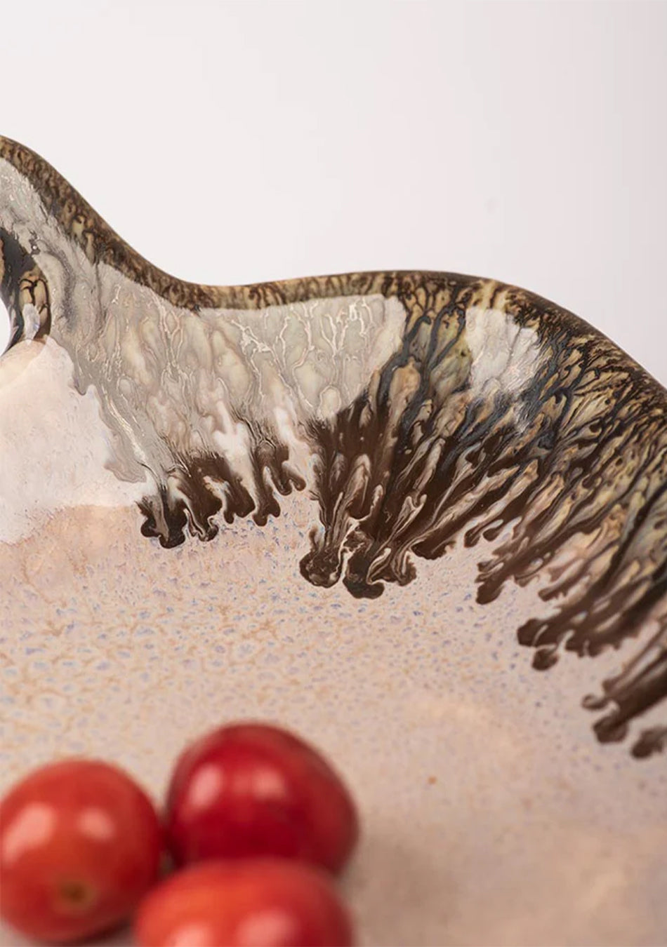 Peachy Sunset Tray Ceramic Platter