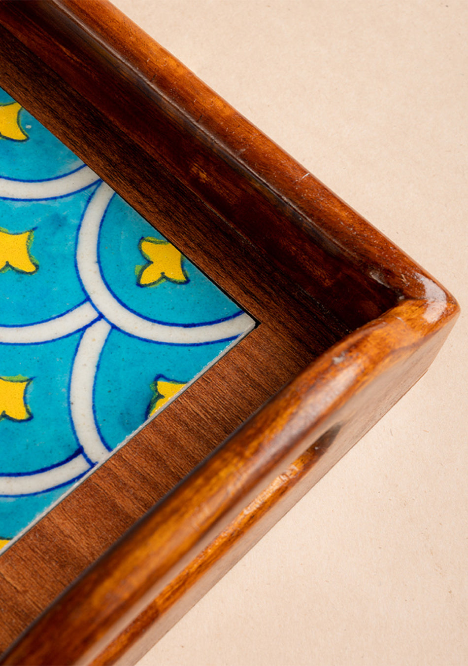 Barrow Blue Pottery Serving Tray