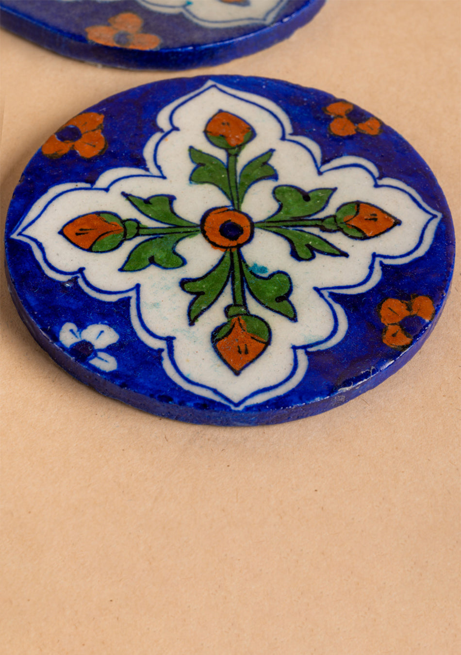 Motif Blue Pottery Coasters