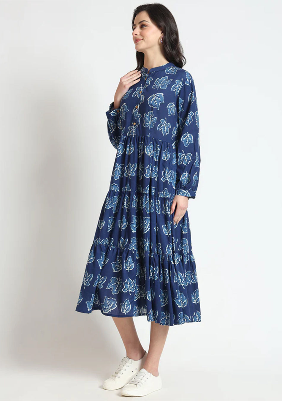 Blue maple Flared Dress