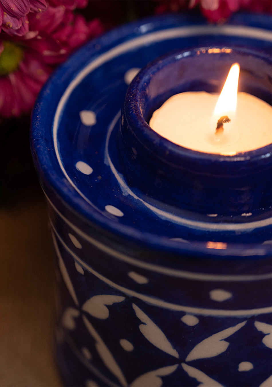 MELLOW BLUE POTTERY DIFFUSER