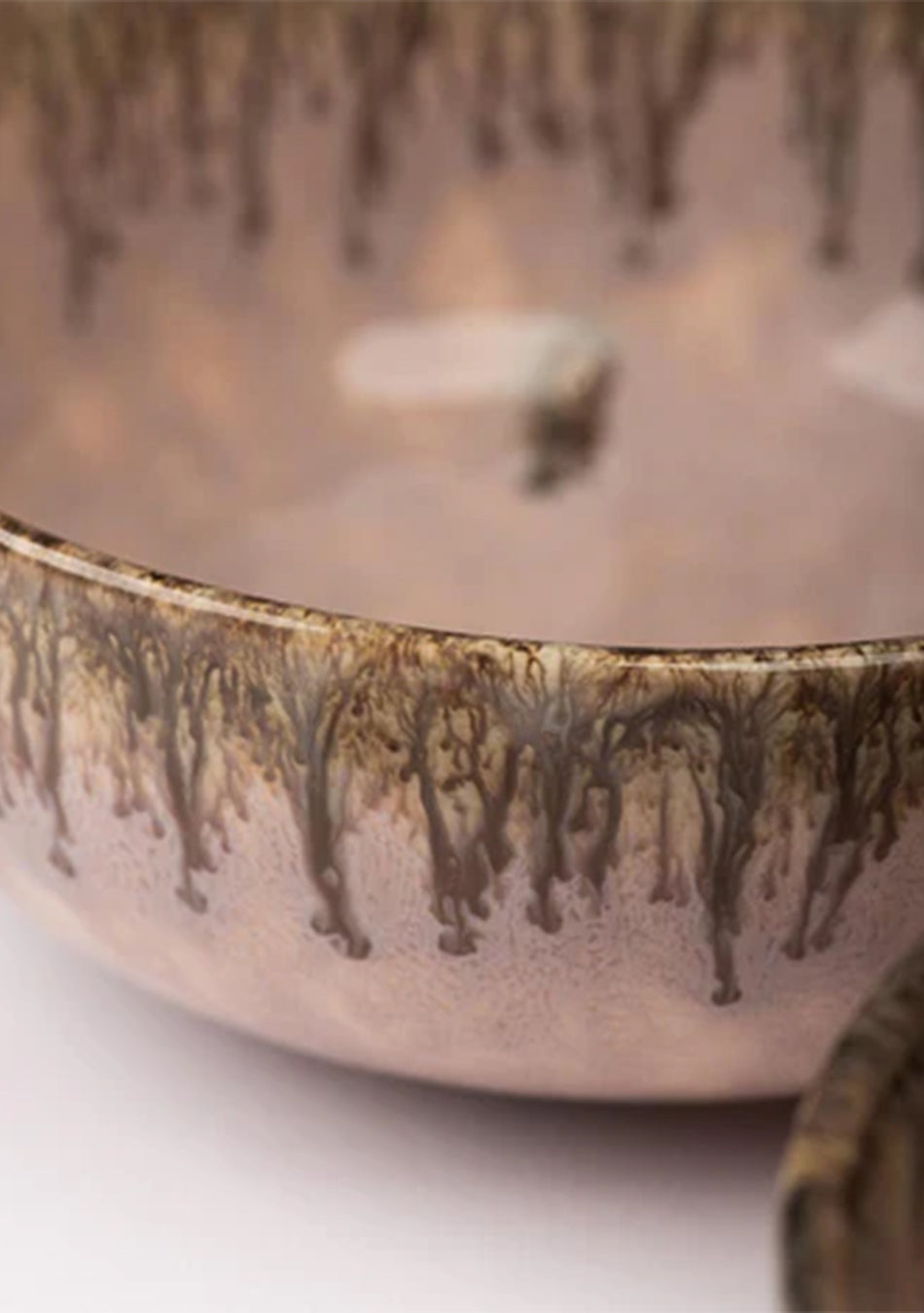 Peachy Sunset Slight Serving Bowls - Set Of 2