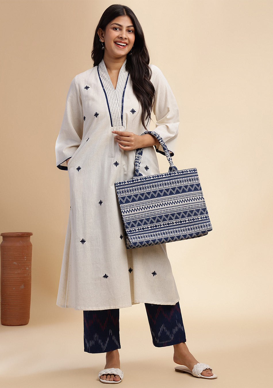 Ivory Linea Suit Set