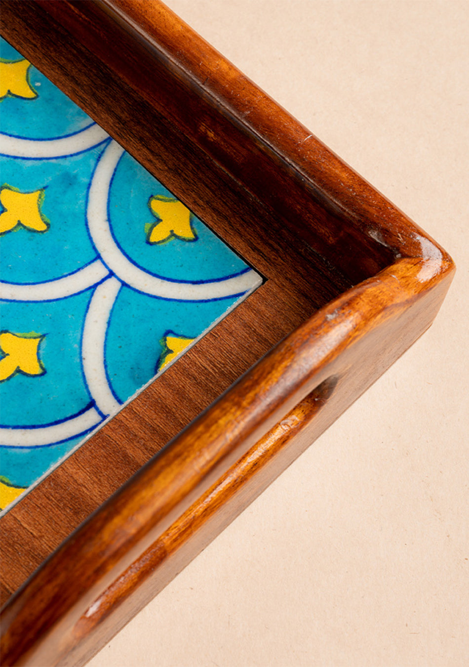Barrow Blue Pottery Serving Tray