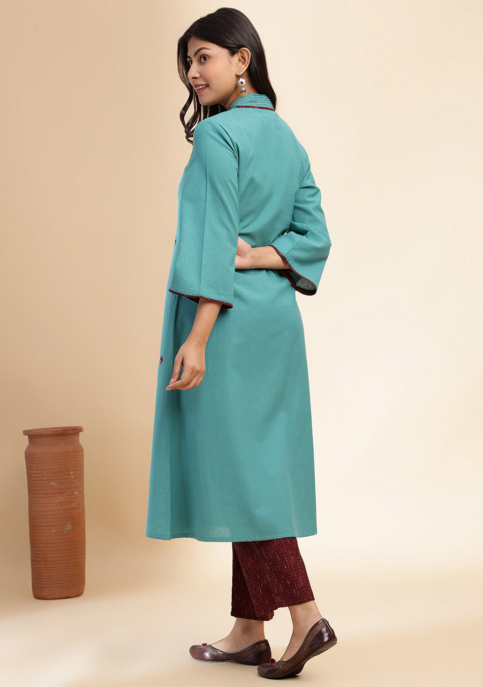 Teal Linea Suit Set