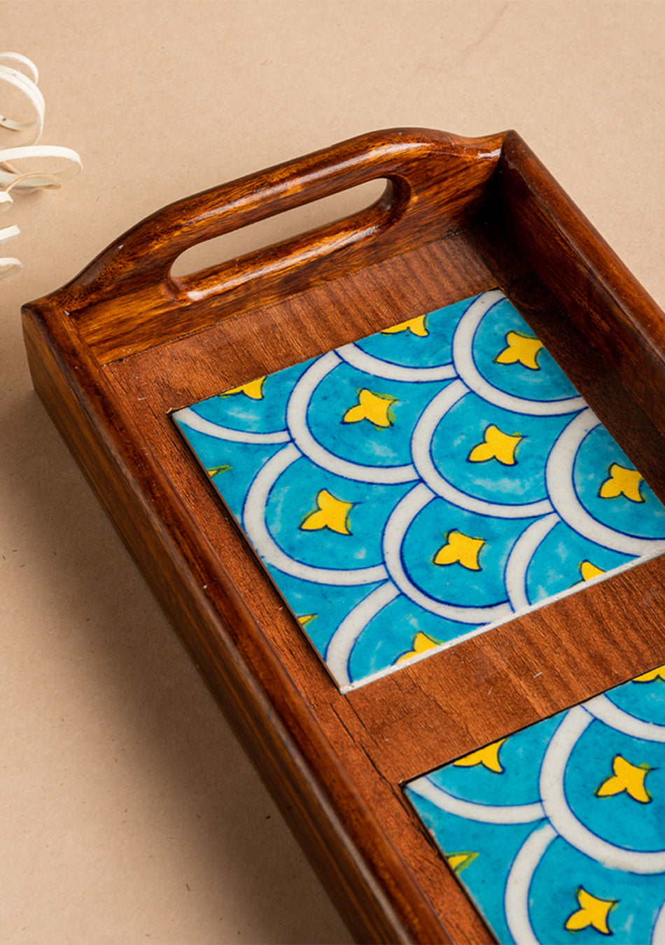 Barrow Blue Pottery Serving Tray