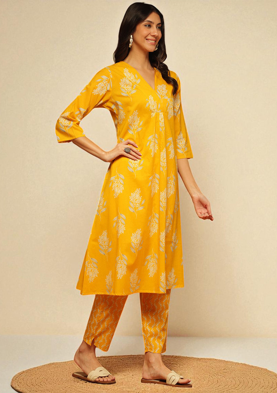 Marigold Charm Kurta Set