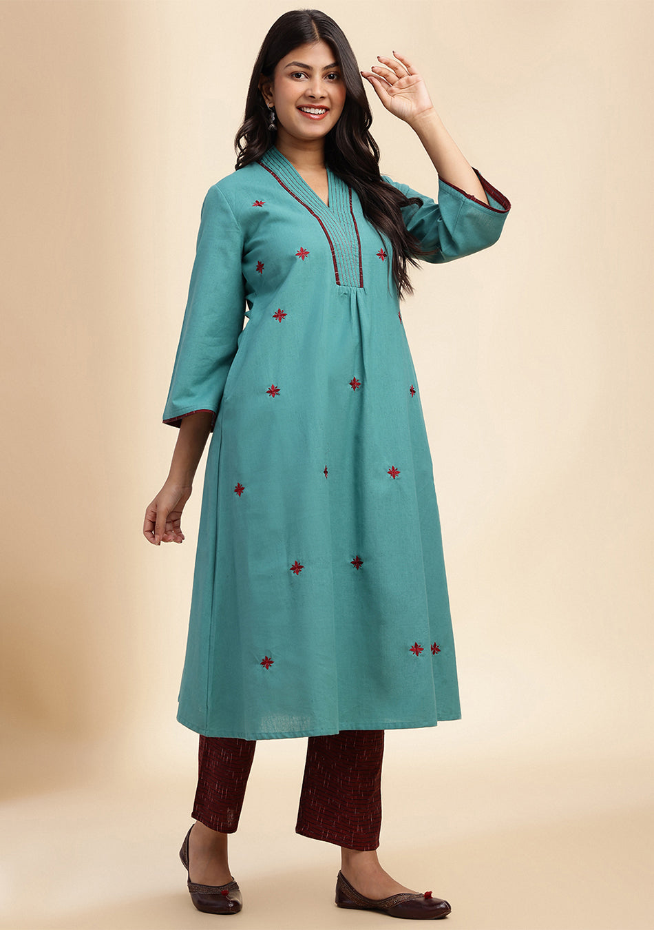 Teal Linea Suit Set